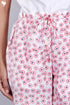Cambric Cotton Palazzo Pants With Floral Block Print